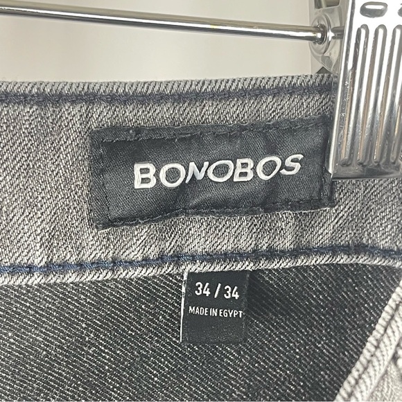 Bonobos 34 x 34 Athletic Straight-Leg Jeans Soft Texture Stretch Outdoor Casual - Picture 4 of 7